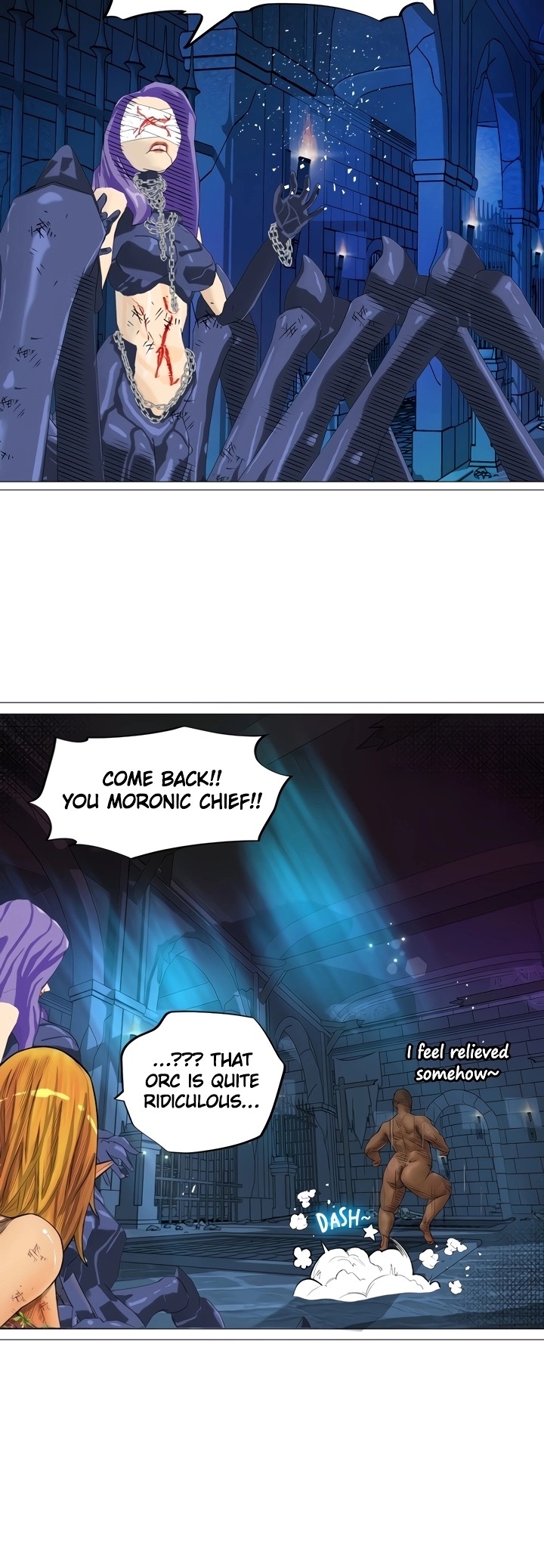The DARK ELF QUEEN and the SLAVE ORC chapter 23 page 27