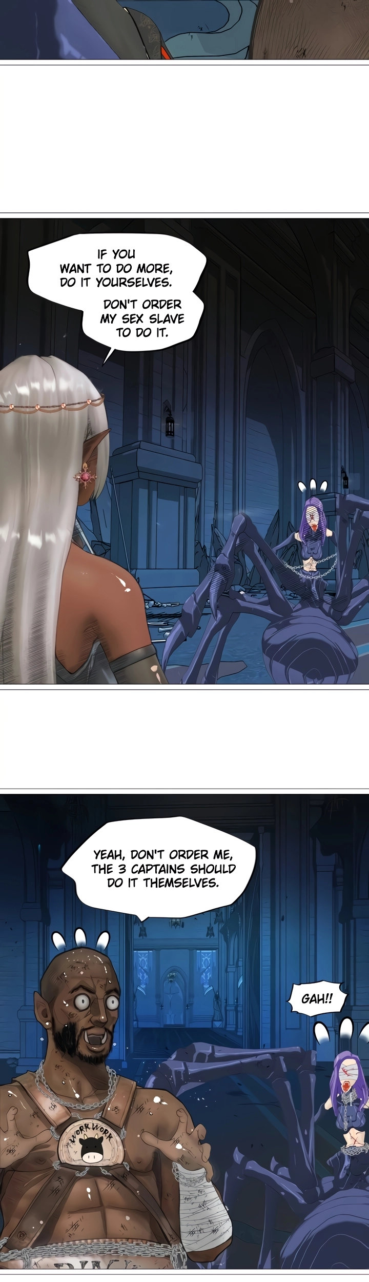 The DARK ELF QUEEN and the SLAVE ORC chapter 24 page 2