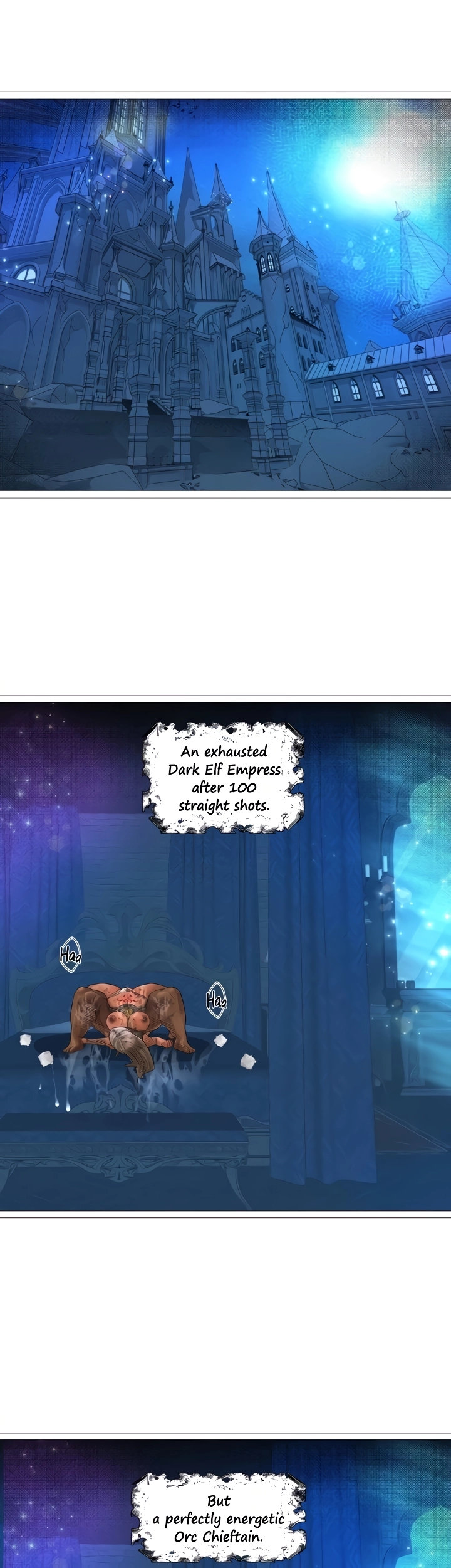 The DARK ELF QUEEN and the SLAVE ORC chapter 24 page 27