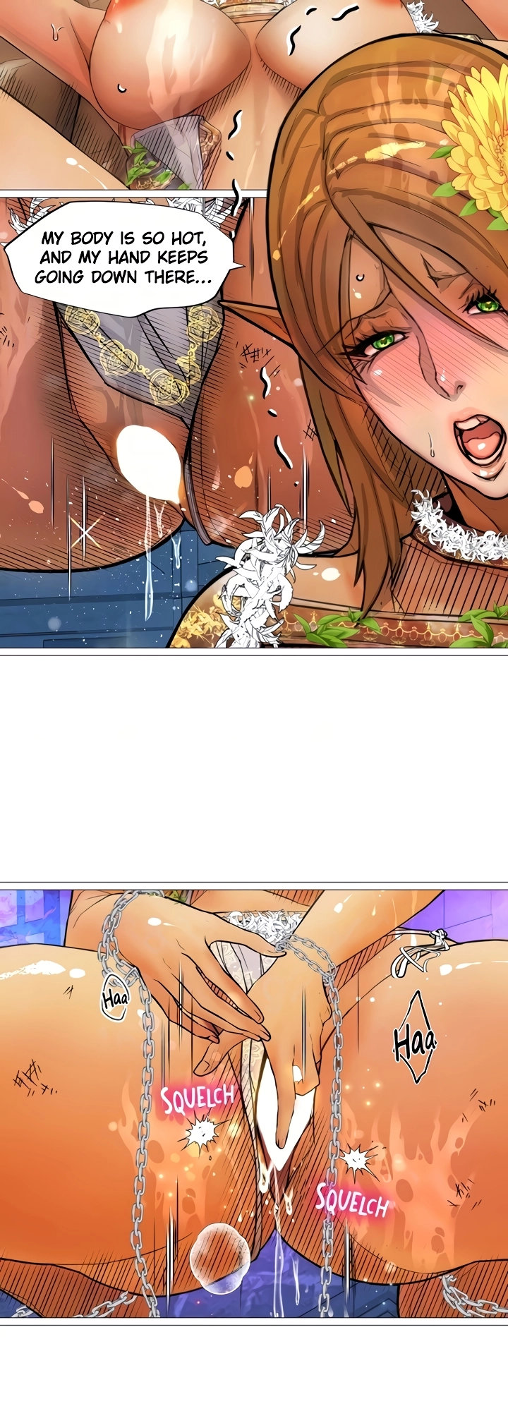 The DARK ELF QUEEN and the SLAVE ORC chapter 24 page 35