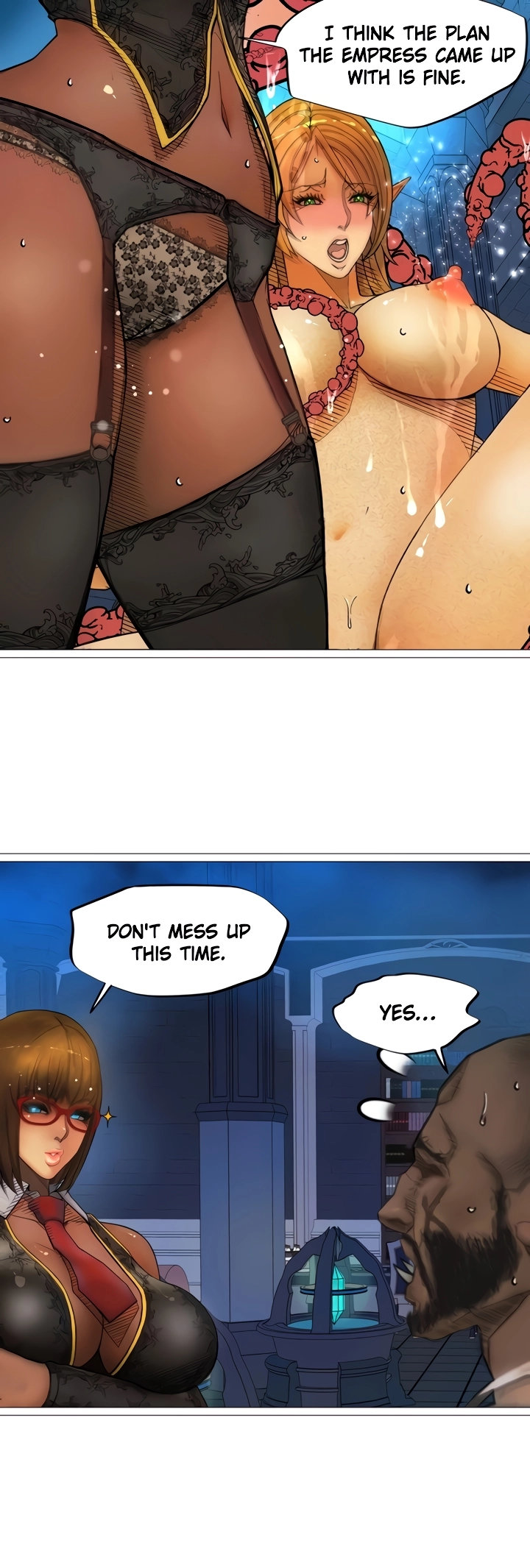 The DARK ELF QUEEN and the SLAVE ORC chapter 25 page 28