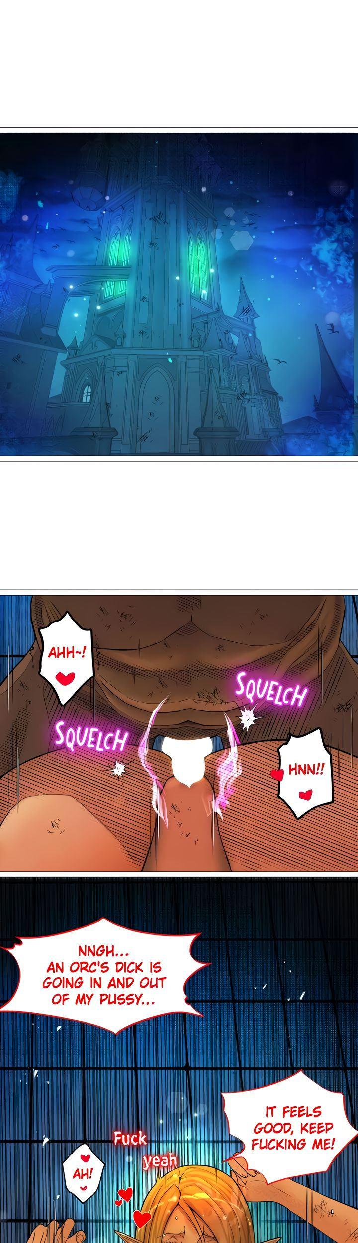 The DARK ELF QUEEN and the SLAVE ORC chapter 27 page 8