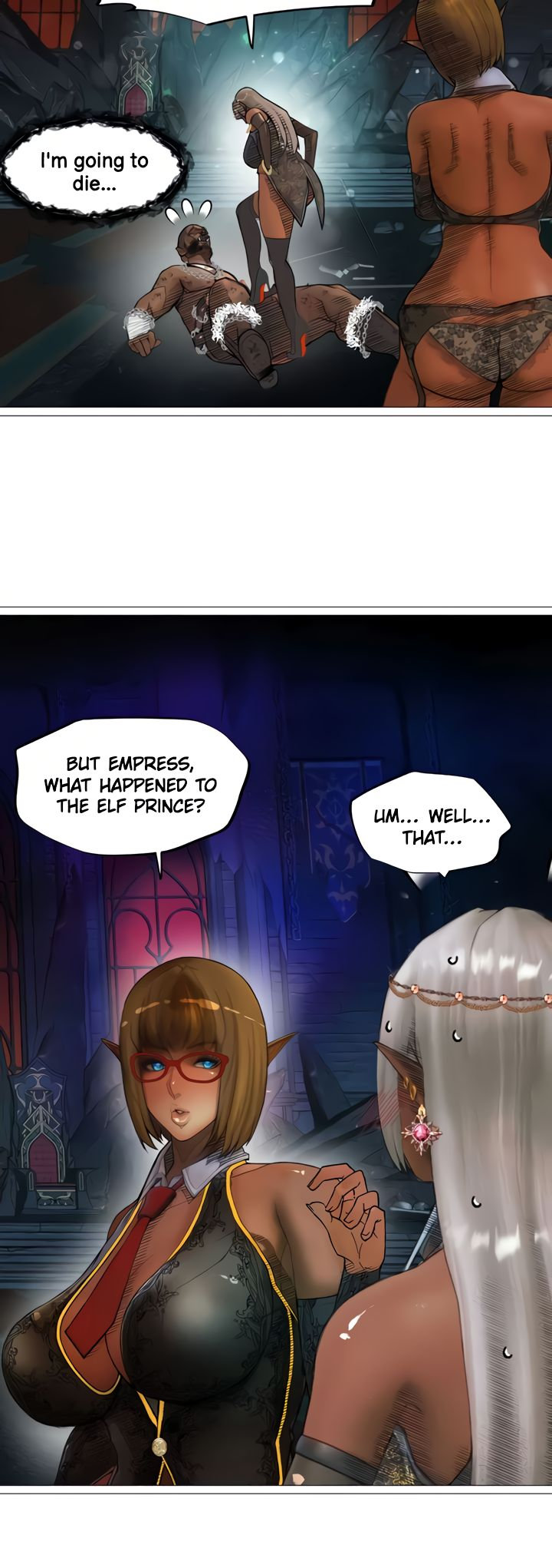 The DARK ELF QUEEN and the SLAVE ORC chapter 27 page 27