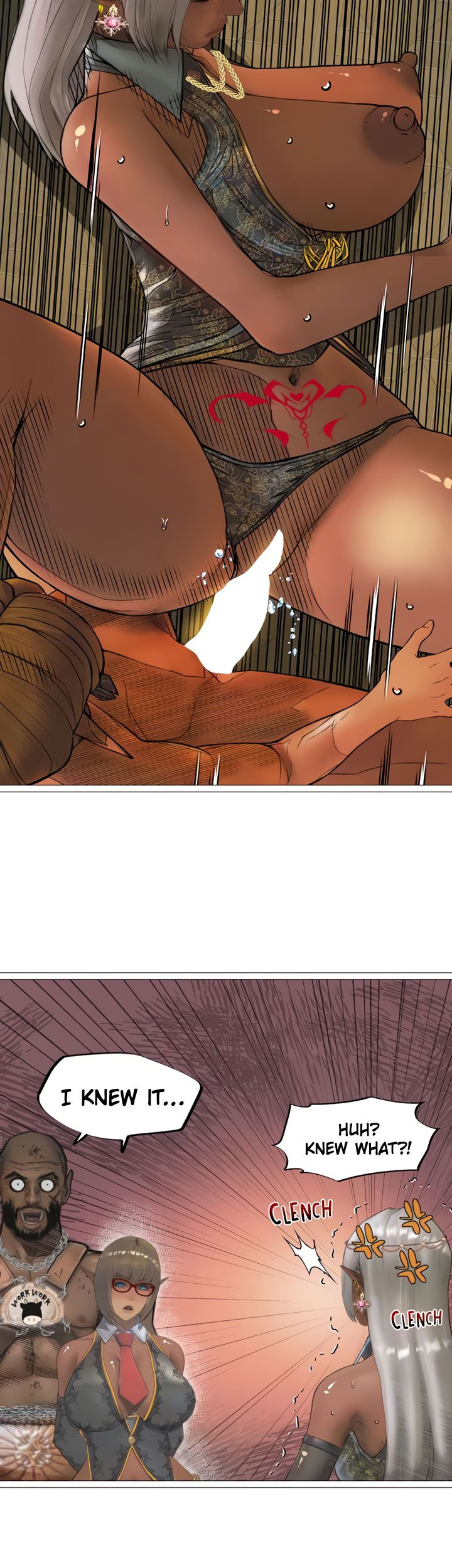 The DARK ELF QUEEN and the SLAVE ORC chapter 28 page 2