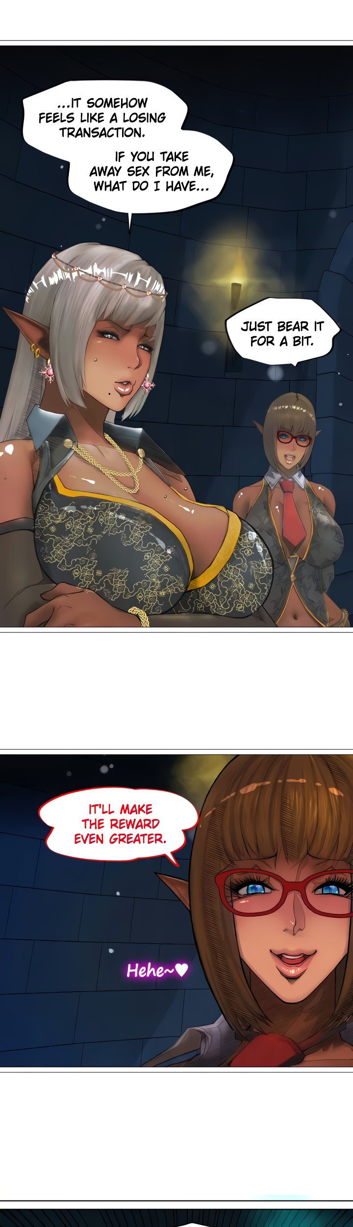 The DARK ELF QUEEN and the SLAVE ORC chapter 29 page 28