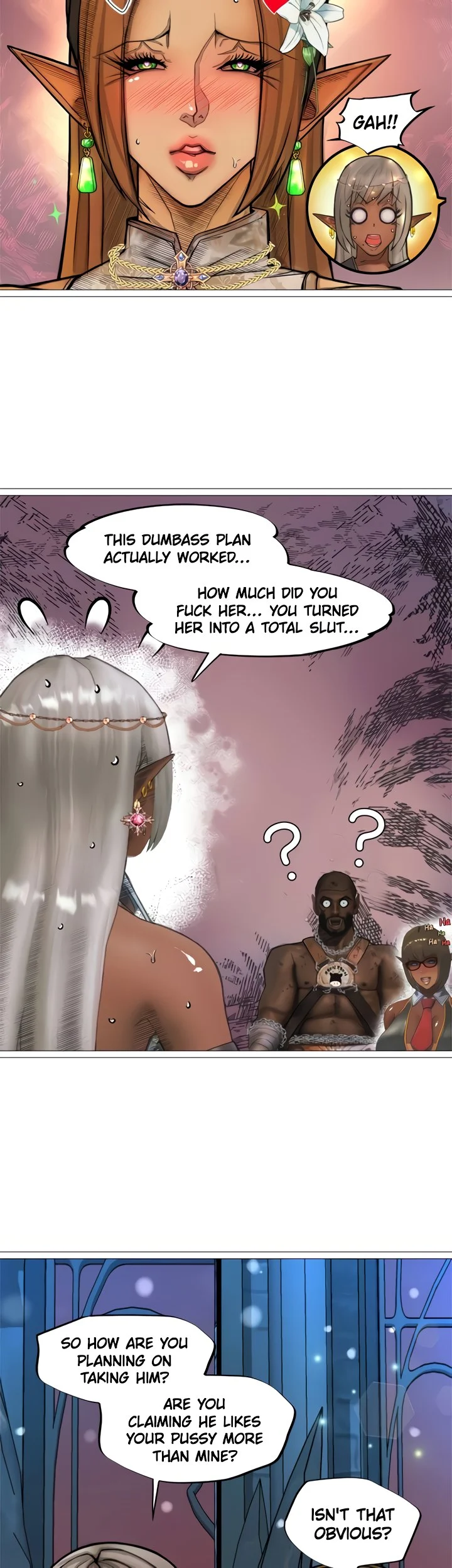 The DARK ELF QUEEN and the SLAVE ORC chapter 31 page 11