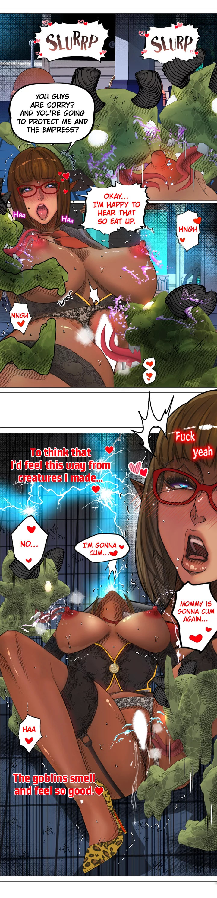 The DARK ELF QUEEN and the SLAVE ORC chapter 4 page 2