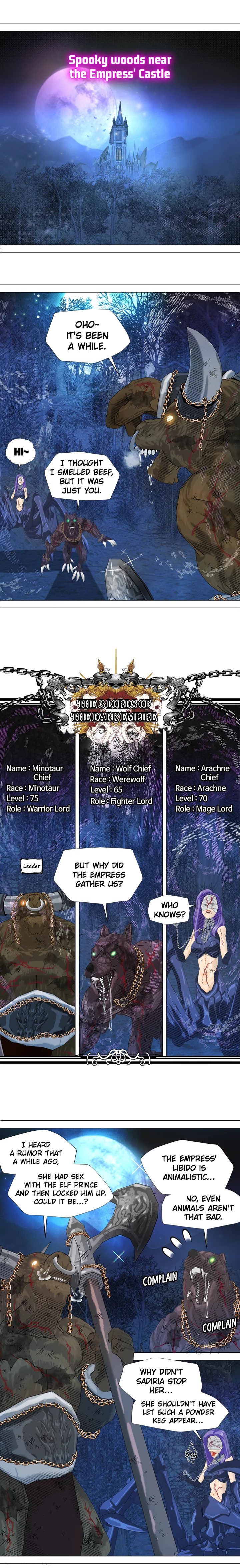 The DARK ELF QUEEN and the SLAVE ORC chapter 6 page 9