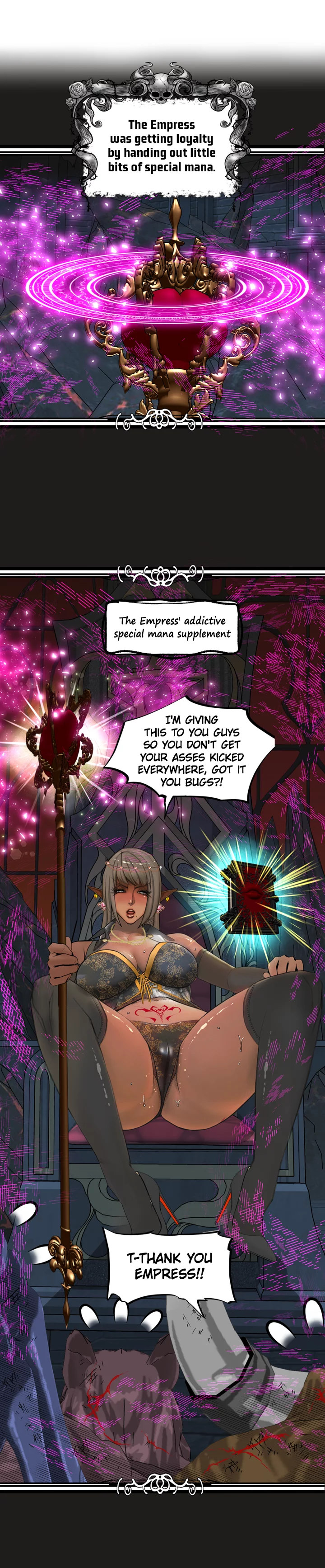 The DARK ELF QUEEN and the SLAVE ORC chapter 7 page 7