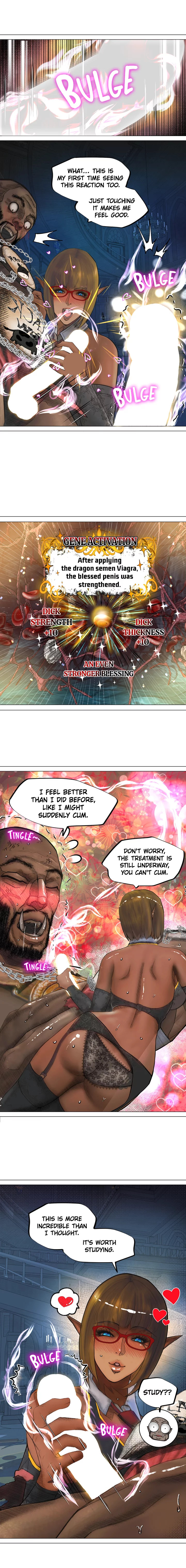 The DARK ELF QUEEN and the SLAVE ORC chapter 7 page 12