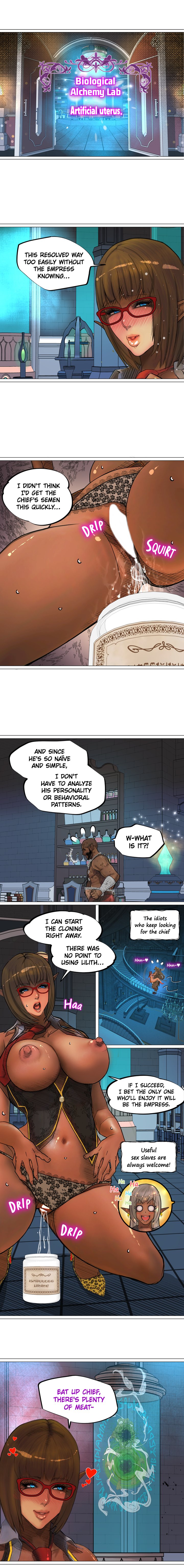 The DARK ELF QUEEN and the SLAVE ORC chapter 9 page 3