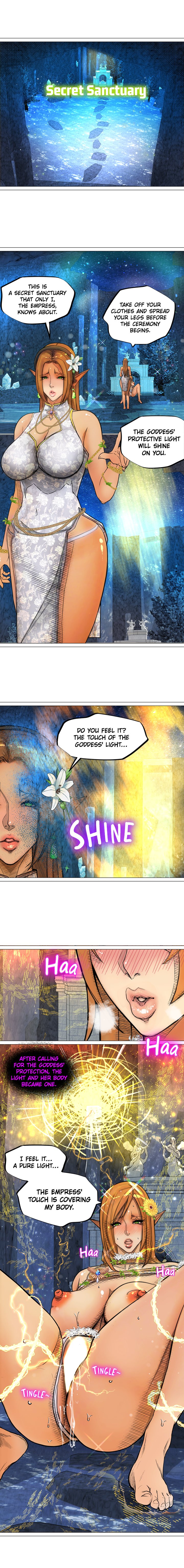 The DARK ELF QUEEN and the SLAVE ORC chapter 9 page 13