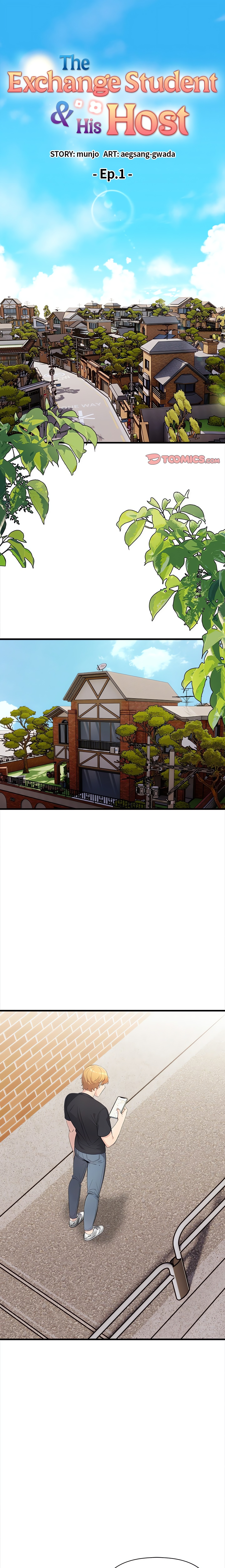 The Exchange Student & His Host chapter 1 page 1