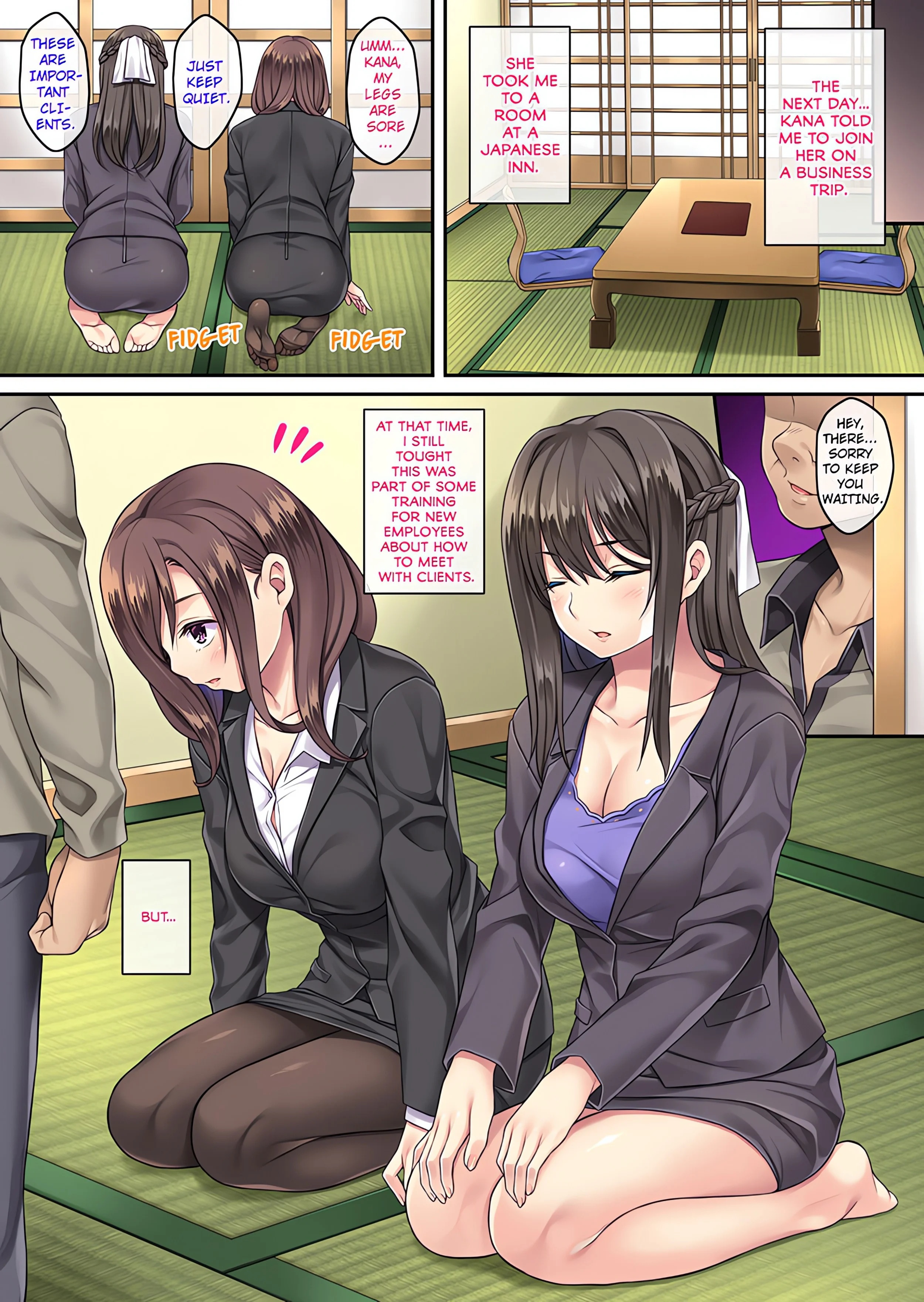 The Female Employee Who Takes Care of Complaints With Sex: The Apology Trip chapter 2 page 4
