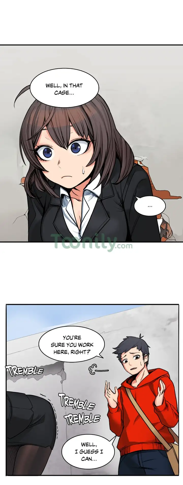 The Girl That Got Stuck in the Wall chapter 2 page 1