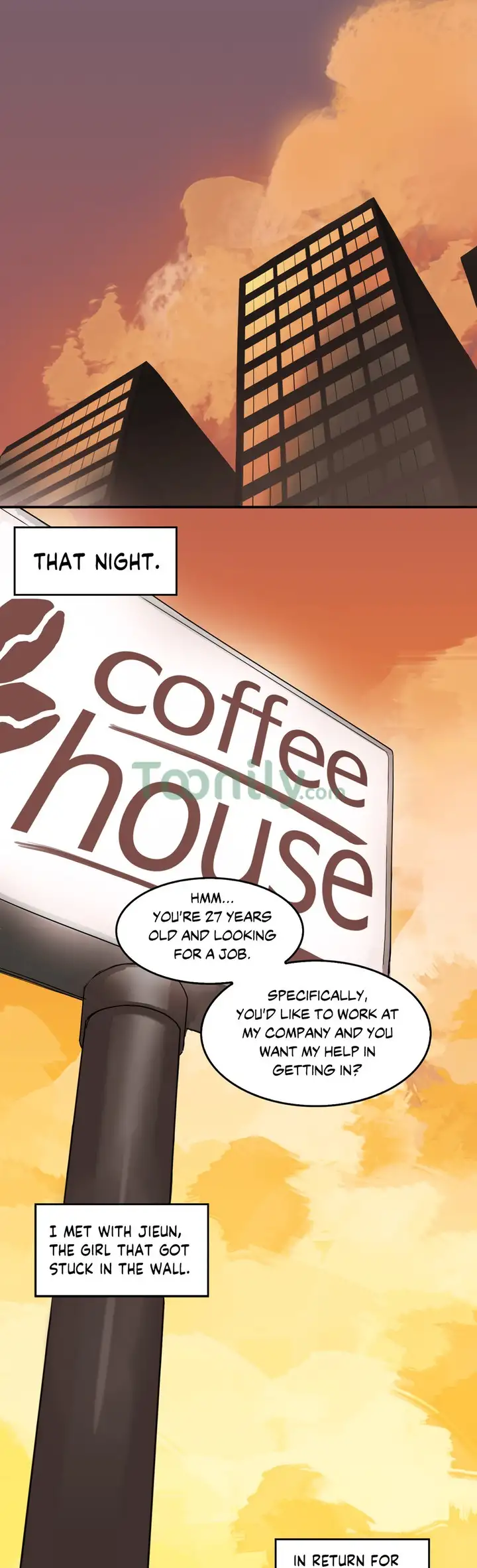 The Girl That Got Stuck in the Wall chapter 3 page 1