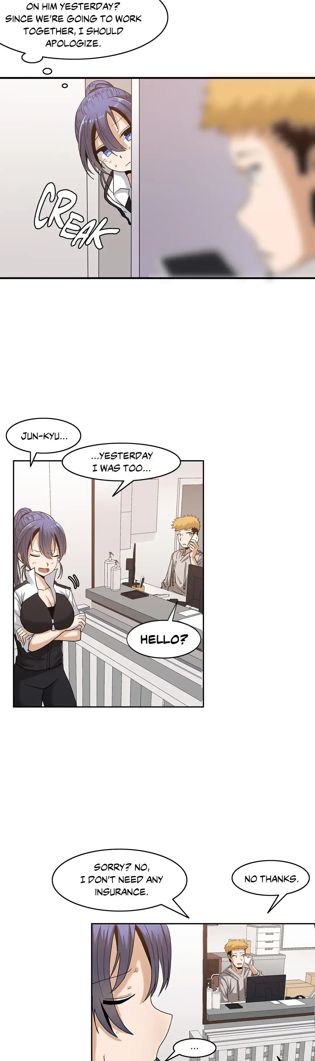 The Girl that Wet the Wall chapter 2 page 9