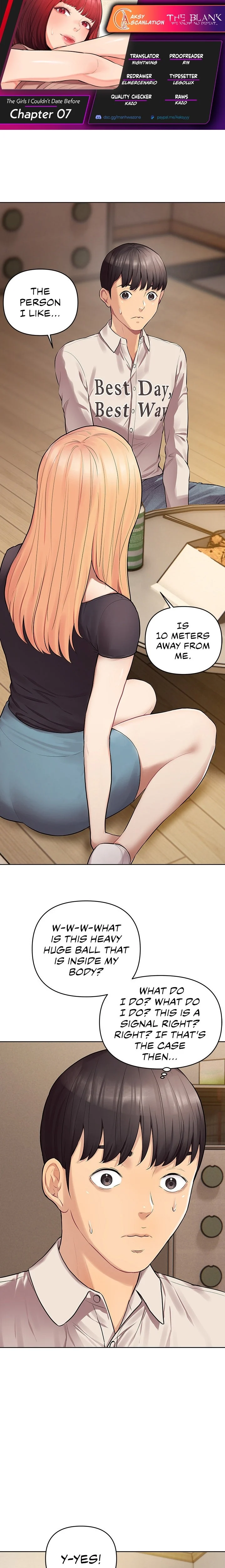The Girls I couldn’t date before chapter 7 page 1