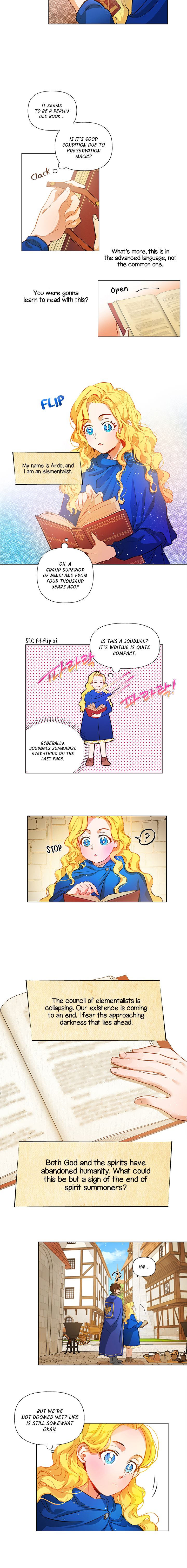 The Golden Haired Elementalist chapter 14 page 6