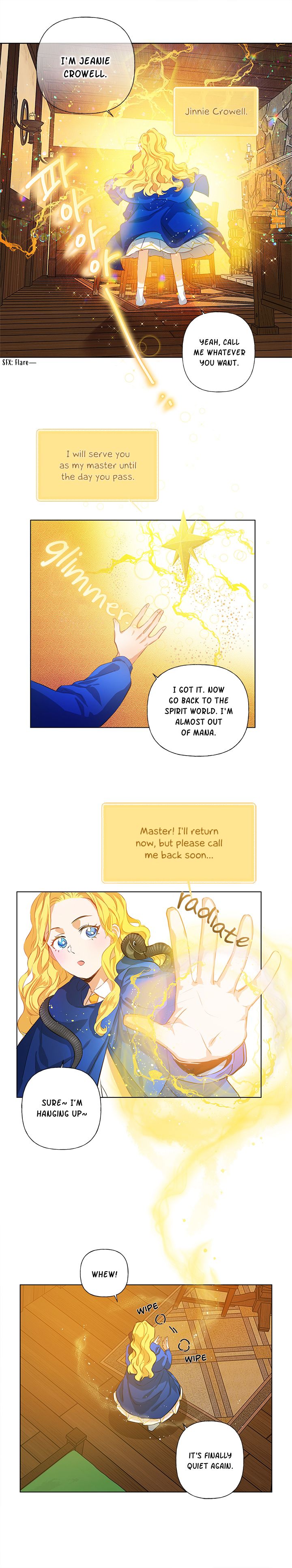 The Golden Haired Elementalist chapter 17 page 8