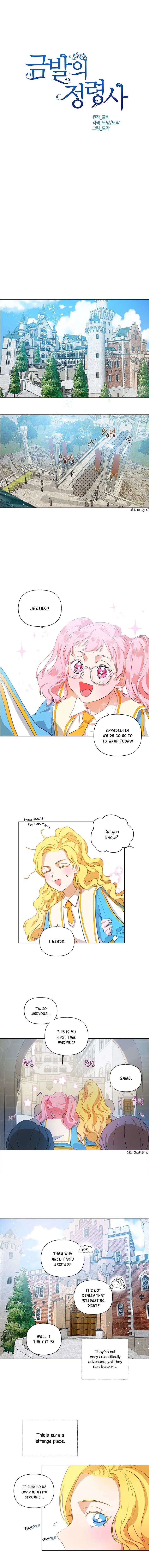 The Golden Haired Elementalist chapter 26 page 1