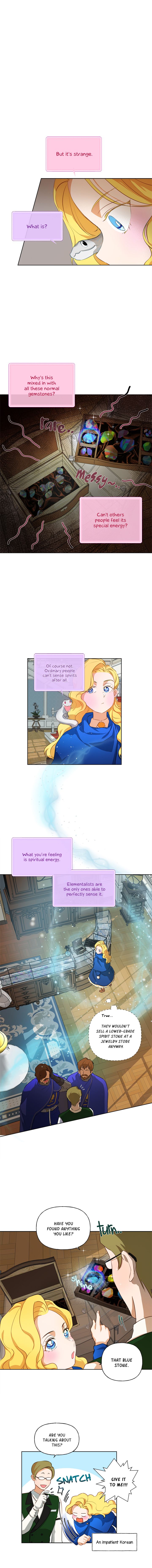 The Golden Haired Elementalist chapter 28 page 1