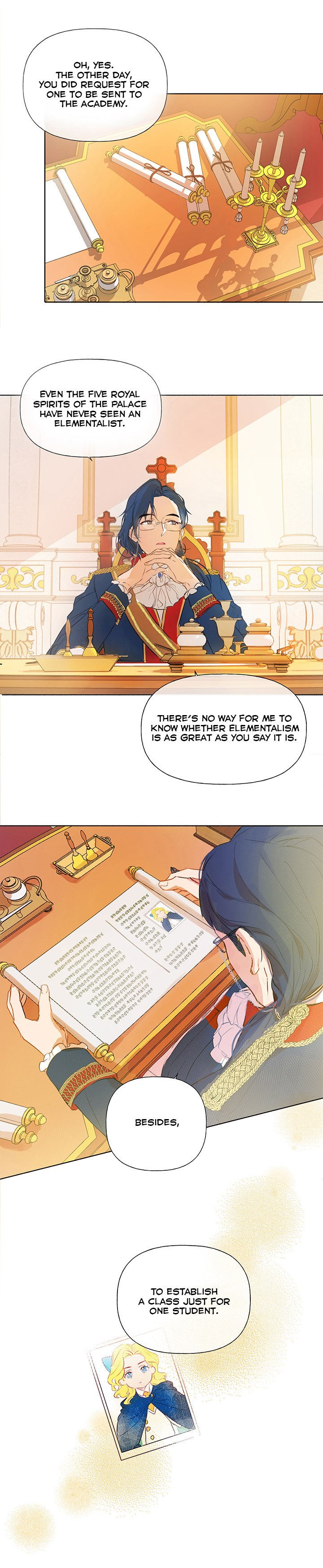 The Golden Haired Elementalist chapter 3 page 7