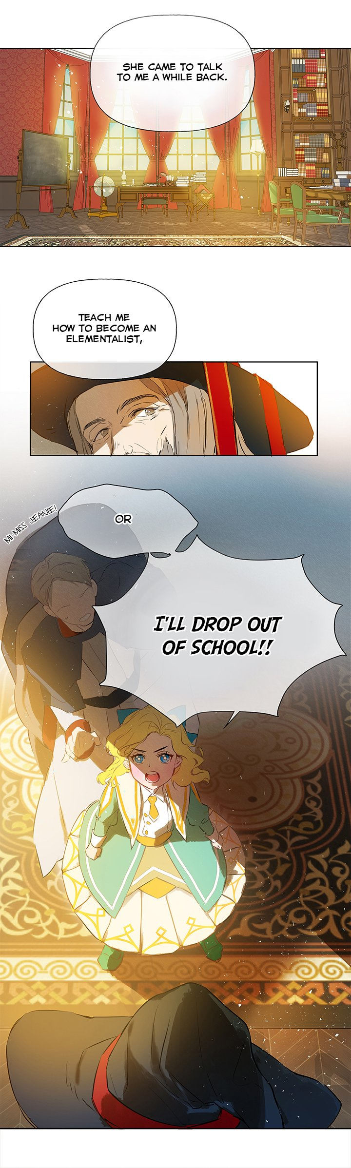 The Golden Haired Elementalist chapter 3 page 9