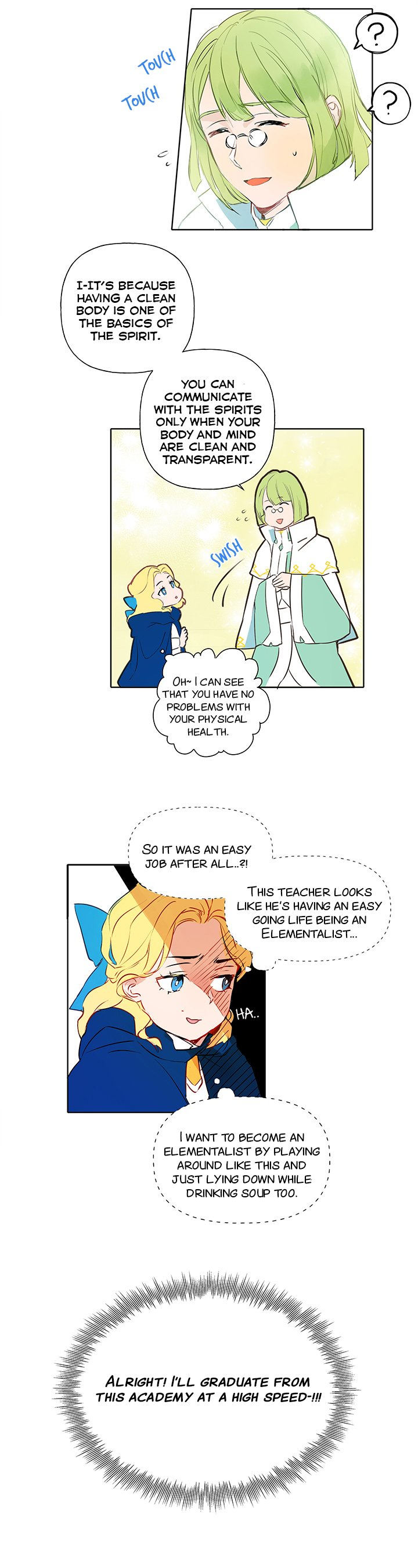 The Golden Haired Elementalist chapter 3 page 19