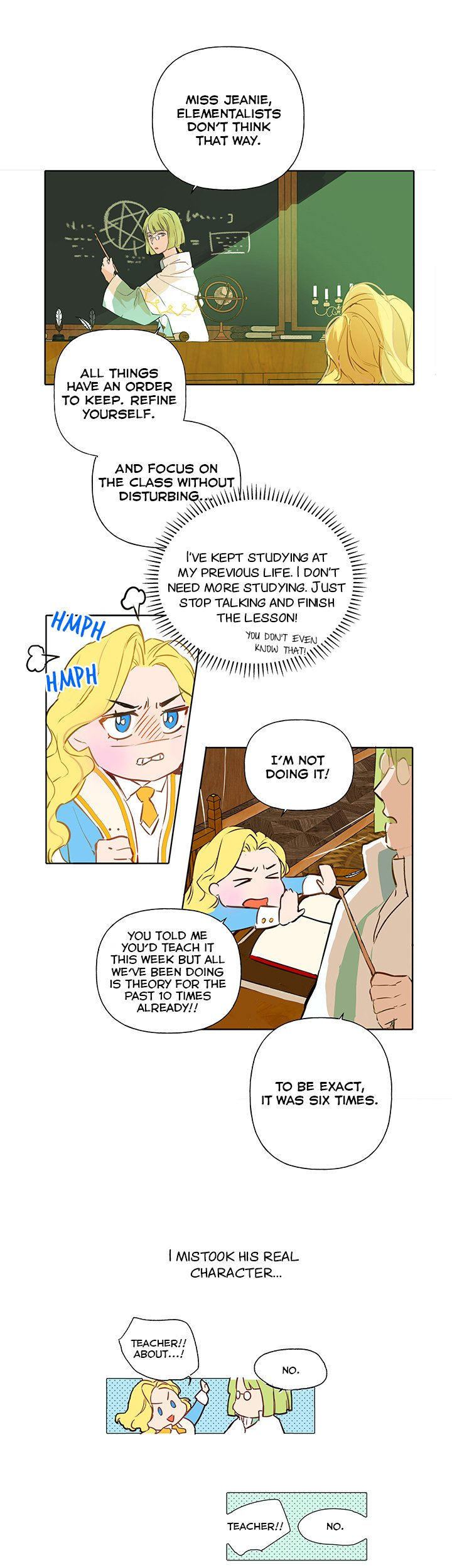 The Golden Haired Elementalist chapter 3 page 21