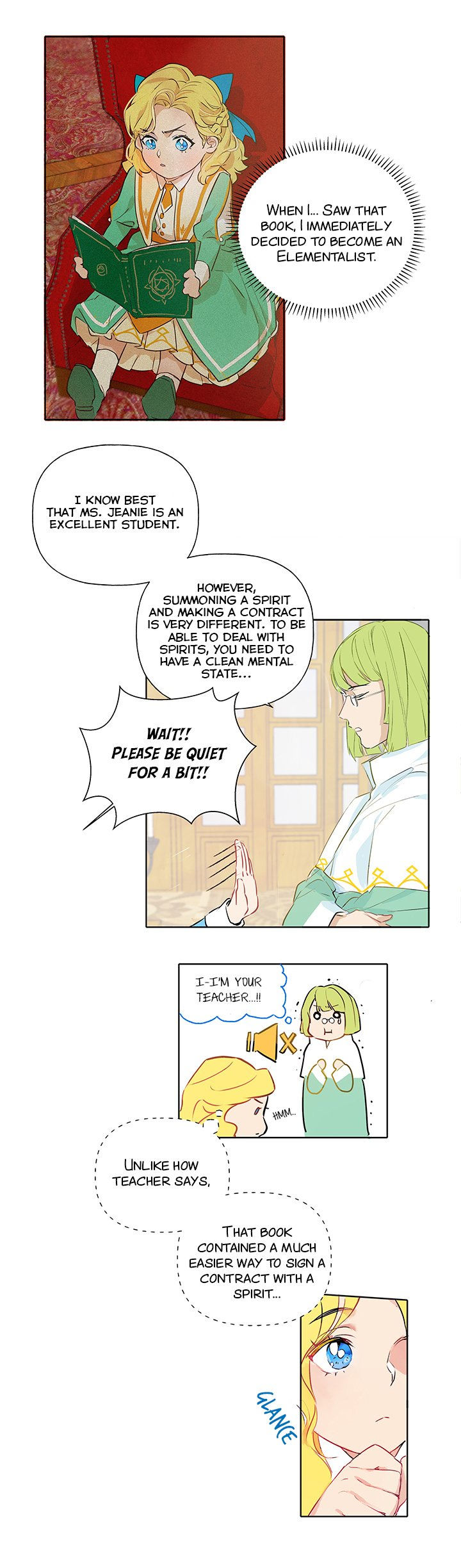 The Golden Haired Elementalist chapter 3 page 25