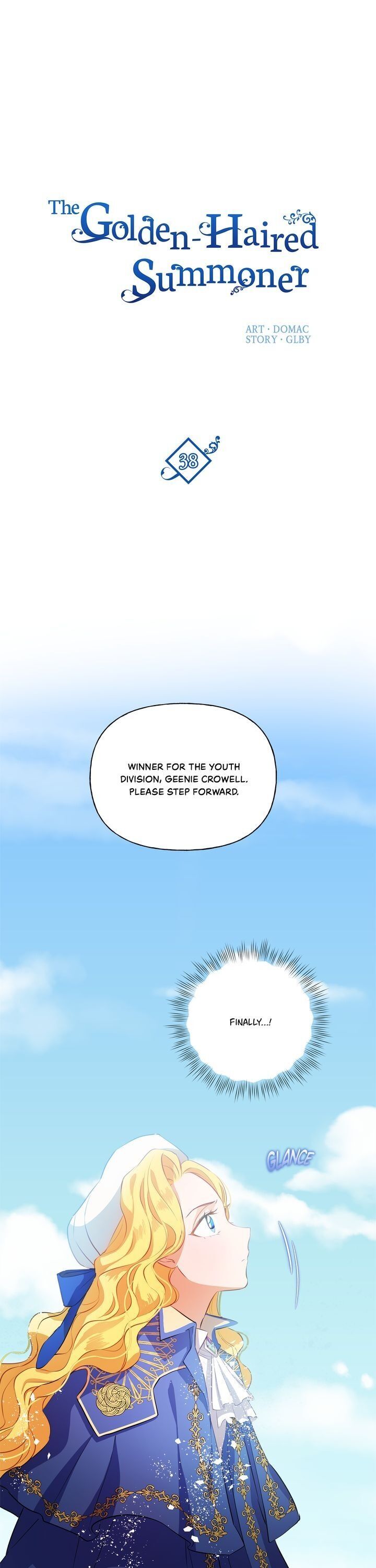 The Golden Haired Elementalist chapter 38 page 1