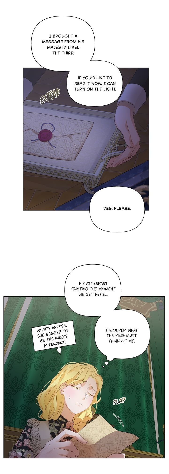The Golden Haired Elementalist chapter 44 page 9