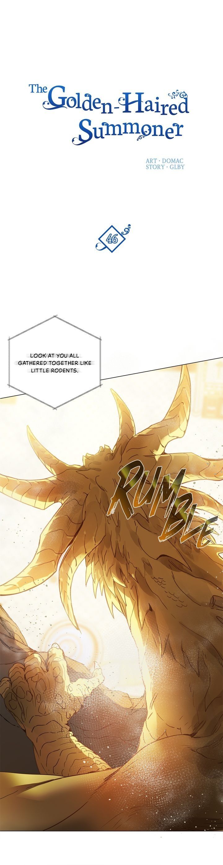 The Golden Haired Elementalist chapter 46 page 1