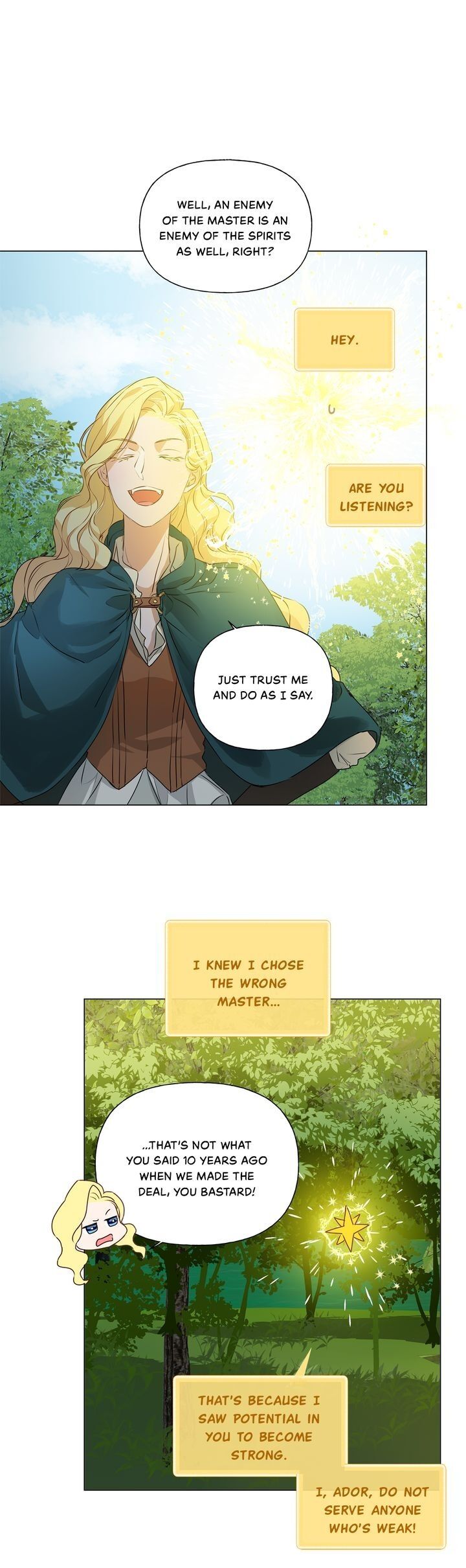 The Golden Haired Elementalist chapter 48 page 22