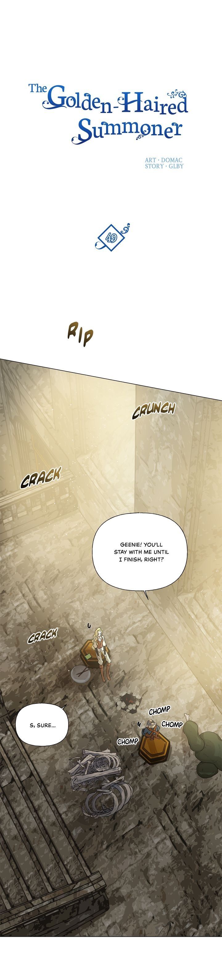 The Golden Haired Elementalist chapter 49 page 1