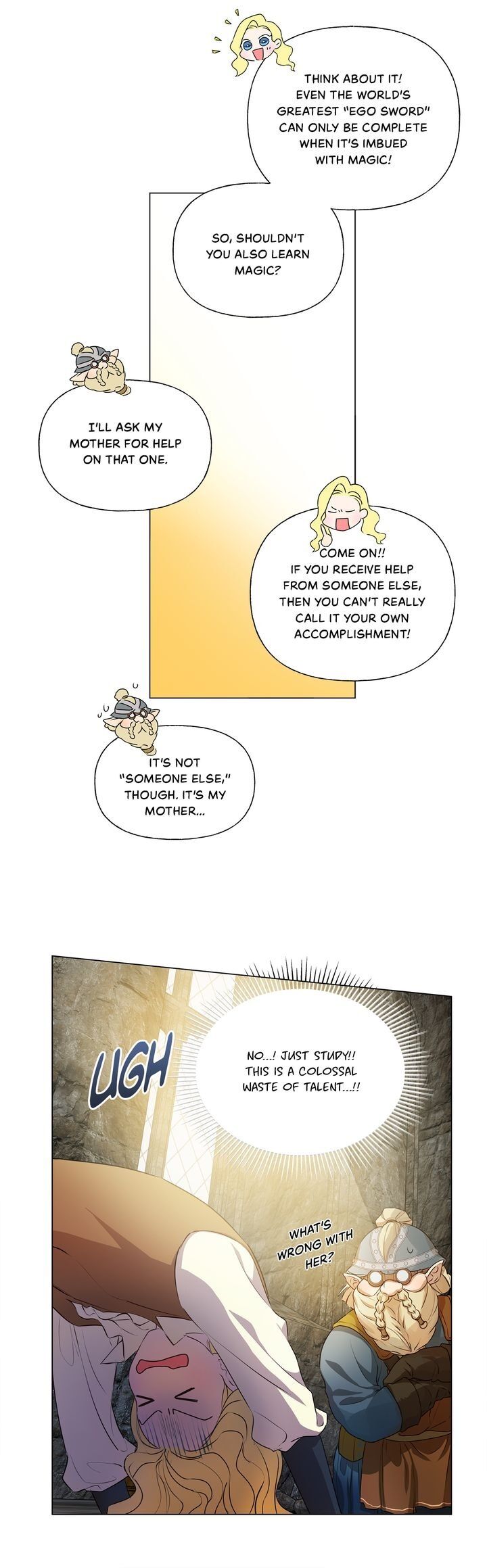 The Golden Haired Elementalist chapter 49 page 14