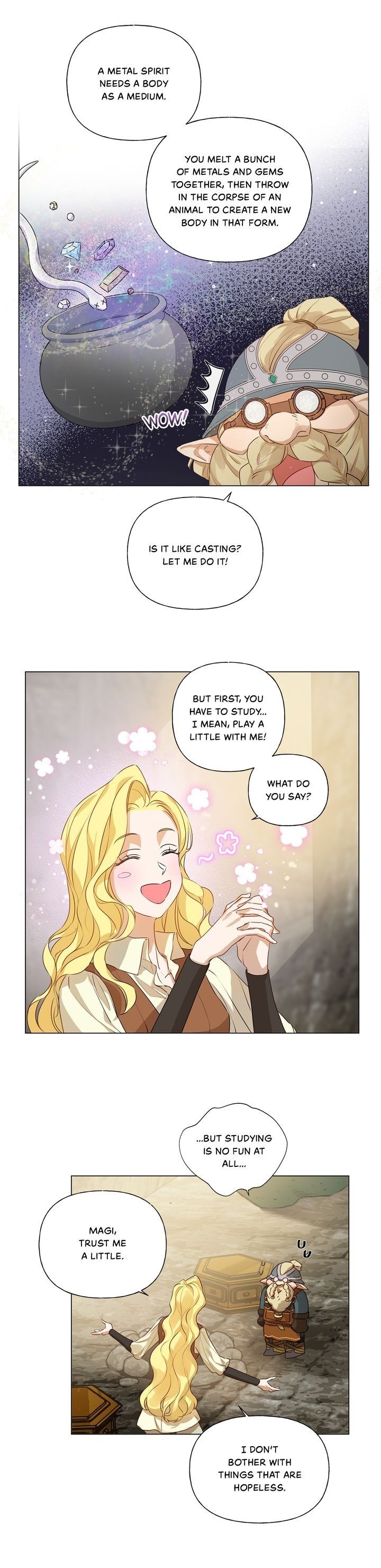 The Golden Haired Elementalist chapter 49 page 16
