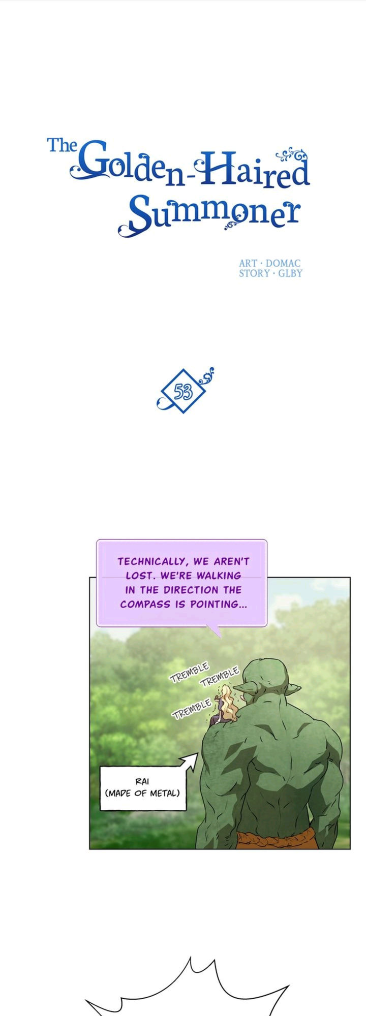 The Golden Haired Elementalist chapter 53 page 1