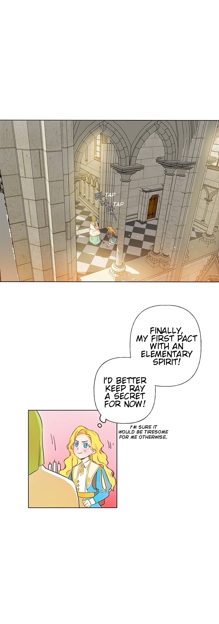 The Golden Haired Elementalist chapter 6 page 1