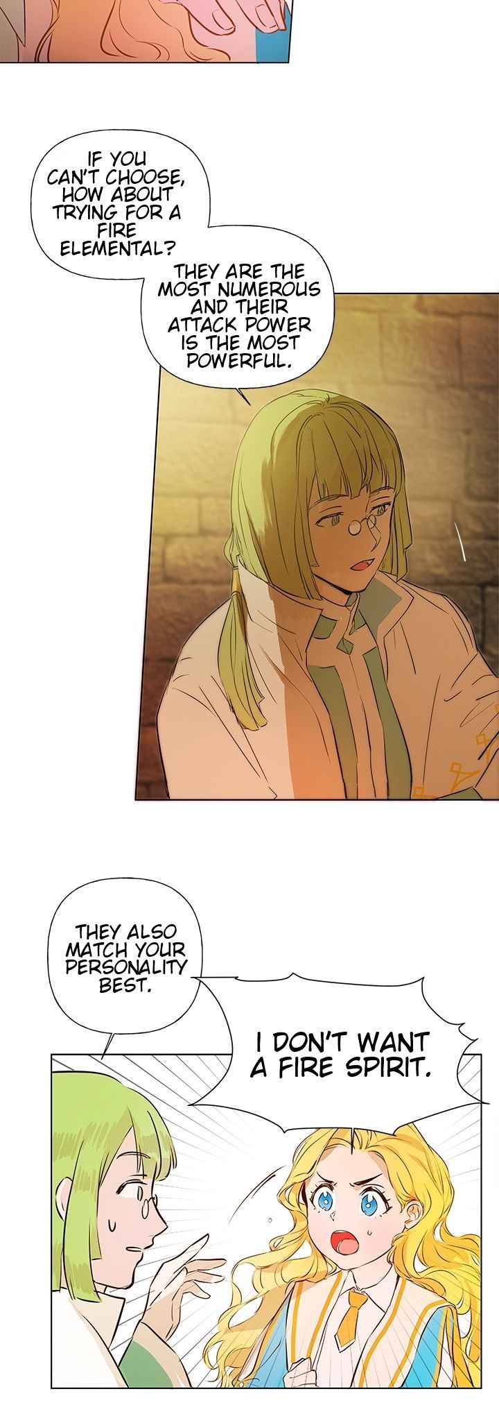 The Golden Haired Elementalist chapter 6 page 22