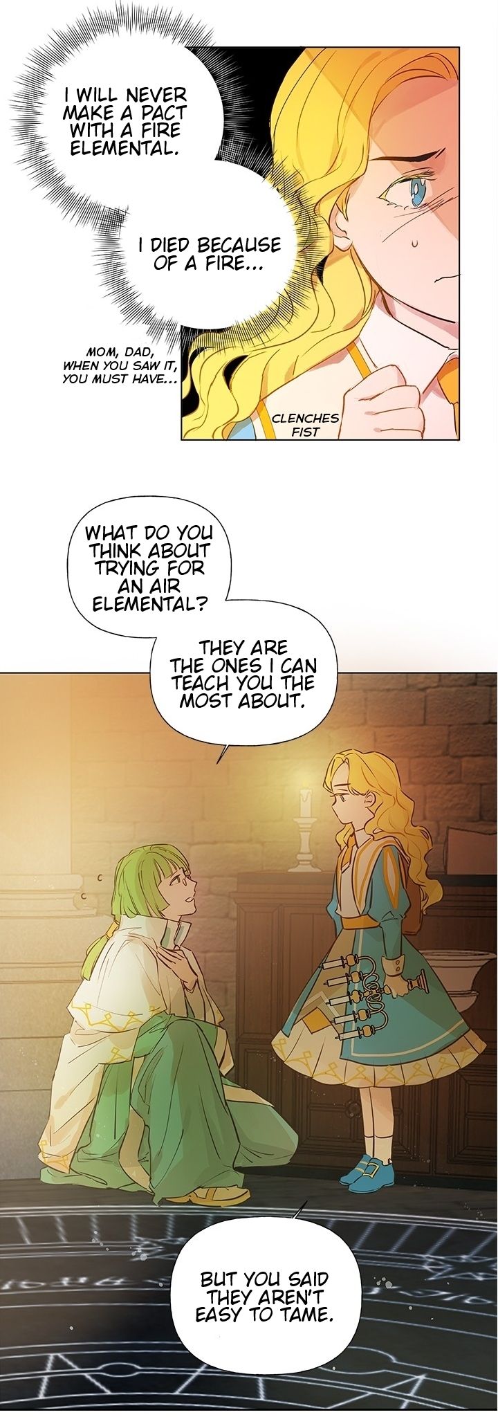 The Golden Haired Elementalist chapter 6 page 23