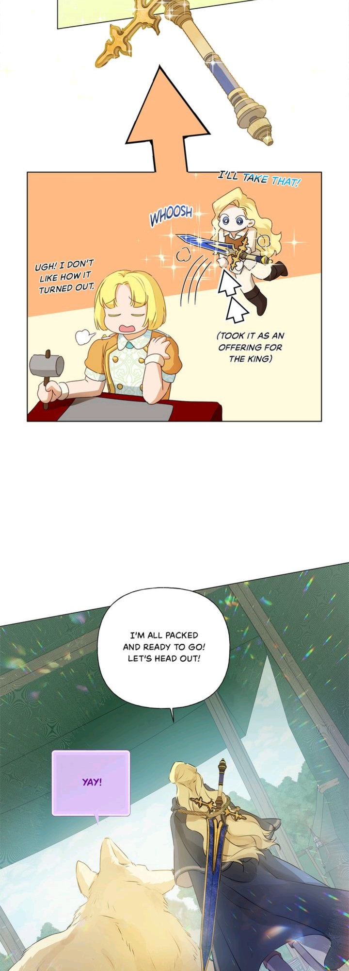 The Golden Haired Elementalist chapter 60 page 24