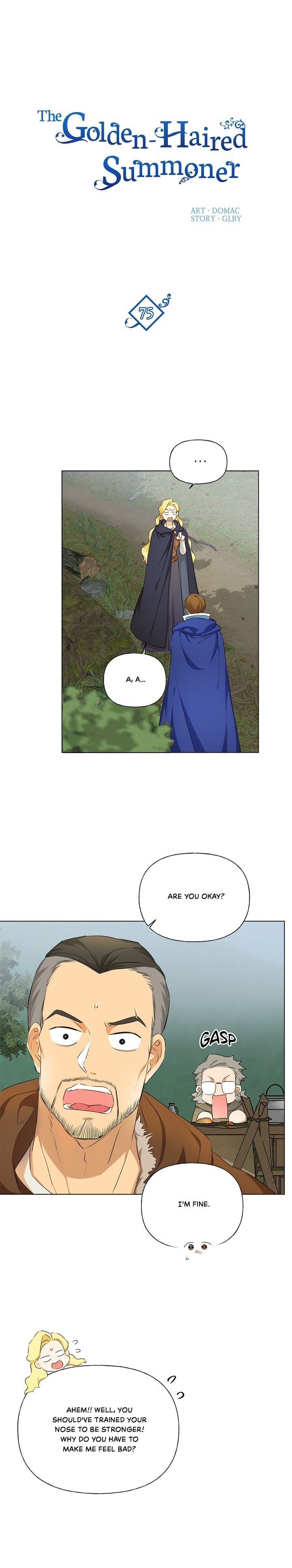 The Golden Haired Elementalist chapter 75 page 1