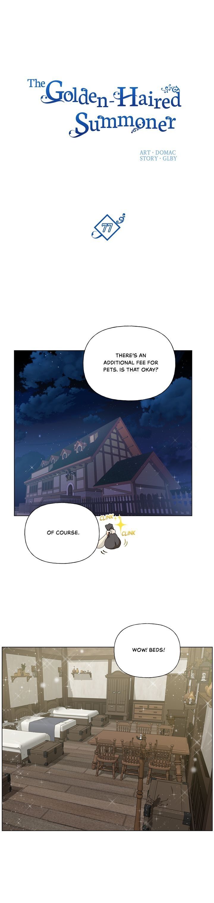 The Golden Haired Elementalist chapter 77 page 1