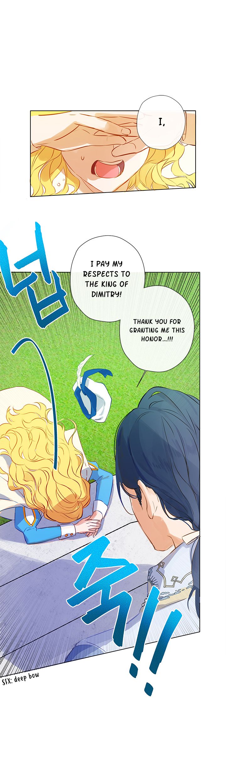 The Golden Haired Elementalist chapter 8 page 1