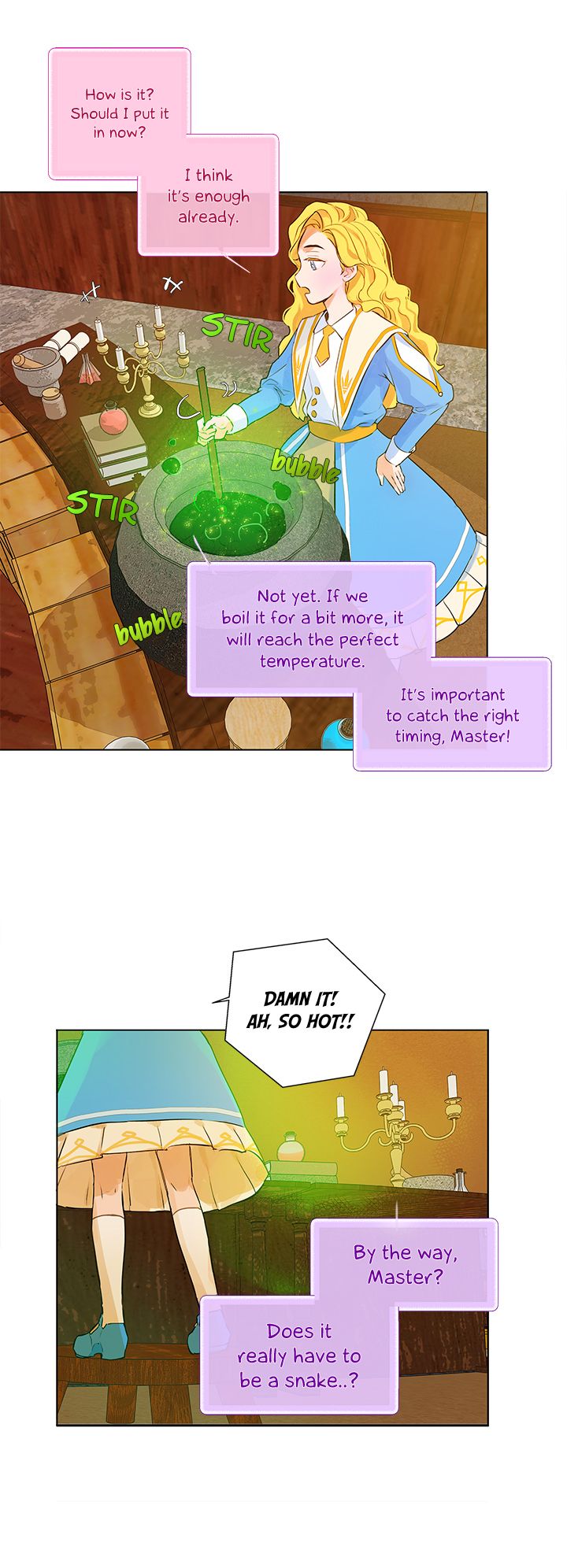 The Golden Haired Elementalist chapter 8 page 17