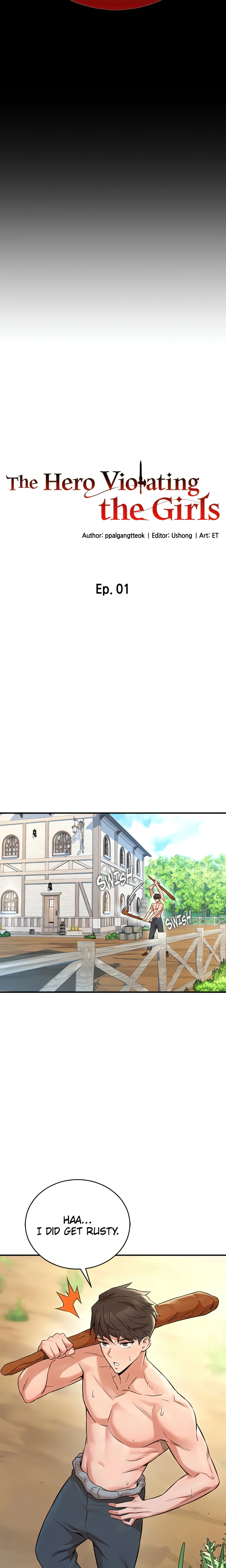 The Hero Violating the Girls (Official) chapter 1 page 39
