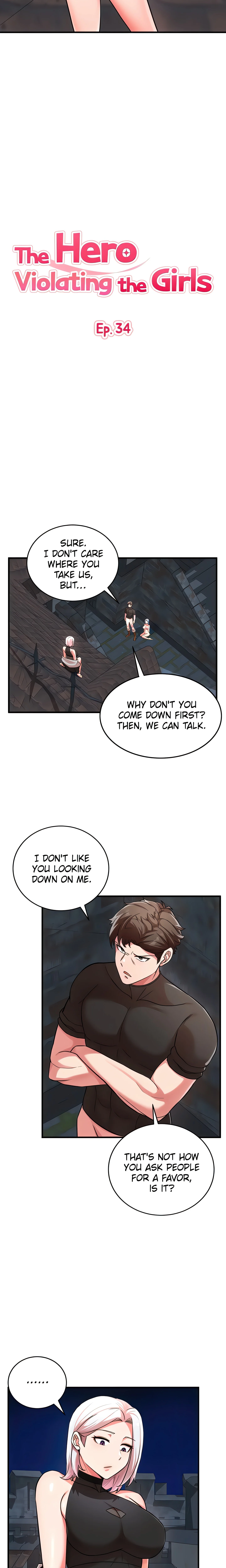 The Hero Violating the Girls (Official) chapter 34 page 3