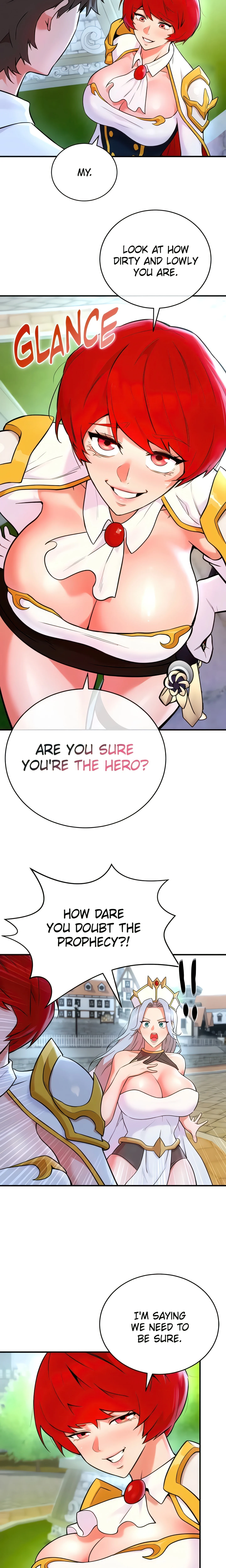 The Hero Violating the Girls (Official) chapter 4 page 10